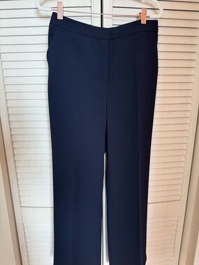 Luisa Spagnoli Navy Straight-Leg Dress Pants. Never Worn.